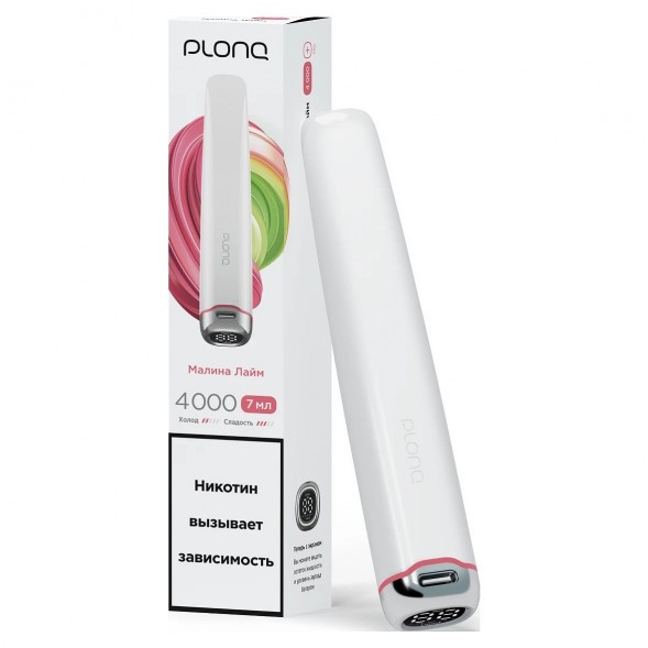 PLONQ PLUS PRO - Малина Лайм (4000 затяжек) купить в Тольятти