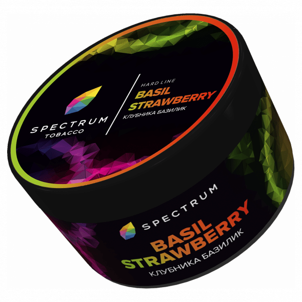 Табак Spectrum Hard - Basil Strawberry (Клубника Базилик, 200 грамм) купить в Тольятти