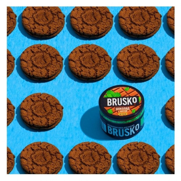Смесь Brusko Medium - Шоколад с Мятой (250 грамм) купить в Тольятти