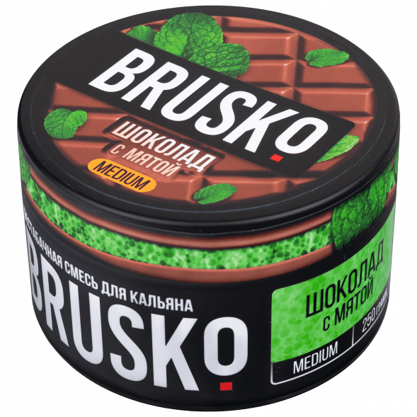Смесь Brusko Medium - Шоколад с Мятой (250 грамм) купить в Тольятти