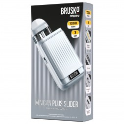 Электронная сигарета Brusko - Minican Plus Slider (Серый)