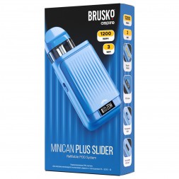 Электронная сигарета Brusko - Minican Plus Slider (Синий)
