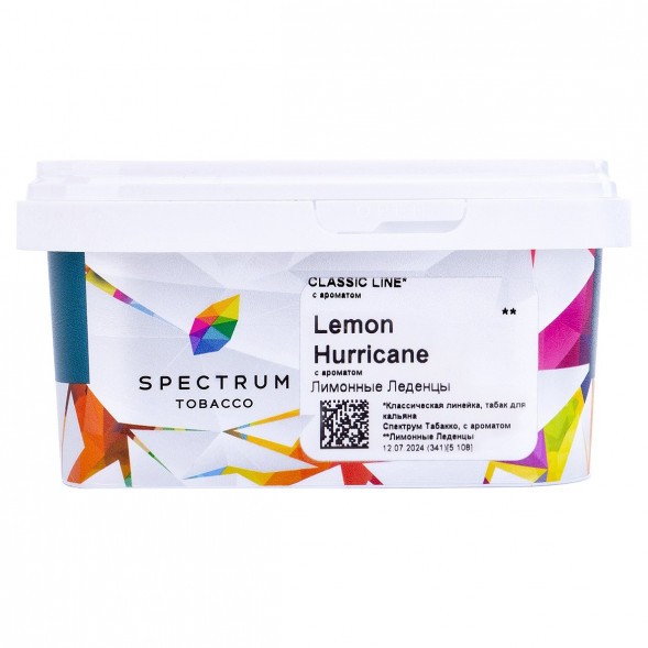 Табак Spectrum - Lemon Hurricane (Лимонные Леденцы, 200 грамм) купить в Тольятти