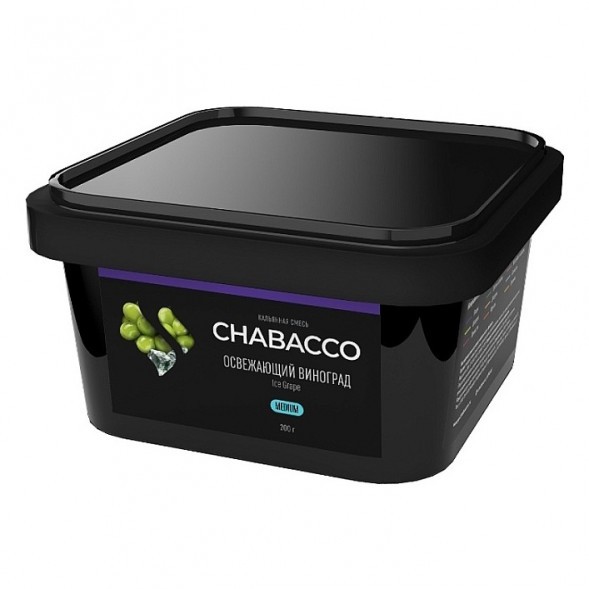 Смесь Chabacco MEDIUM - Ice Grape (Освежающий Виноград, 200 грамм) купить в Тольятти