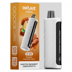INFLAVE OMEGA - Миндаль Кленовый Сироп (Almond Maple Syrup, 10000 затяжек)