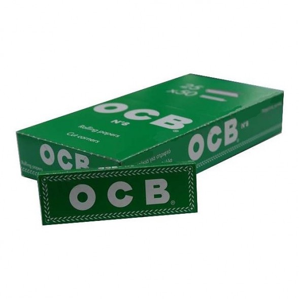 Бумага для самокруток OCB - №8 Green (50штук/25) купить в Тольятти