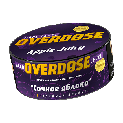 Табак Overdose - Apple Juicy (Сочное Яблоко, 25 грамм) купить в Тольятти