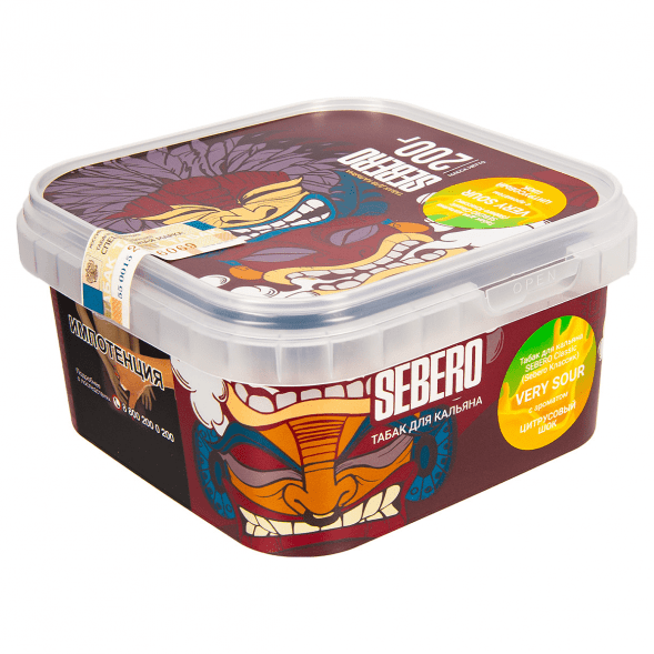 Табак Sebero - Very Sour (Цитрусовый Шок, 200 грамм) купить в Тольятти