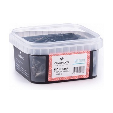 Смесь Chabacco MEDIUM - Cranberries in Sugar (Клюква в Сахарной Пудре, 200 грамм) купить в Тольятти