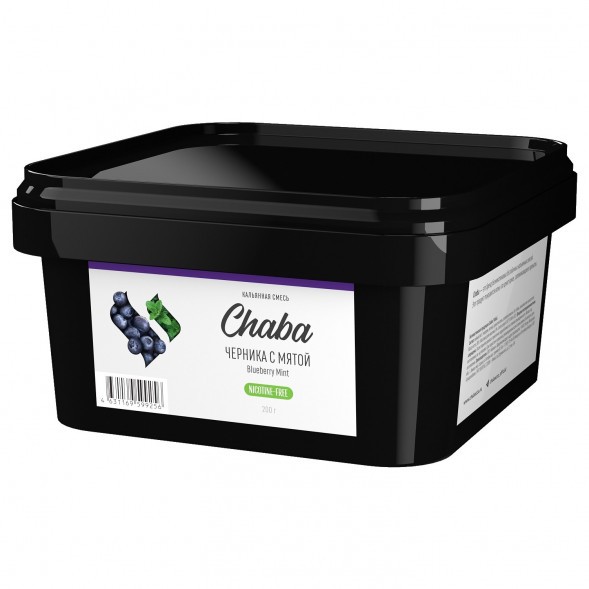 Смесь Chaba - Blueberry Mint (Черника с Мятой, 200 грамм, Без никотина) купить в Тольятти