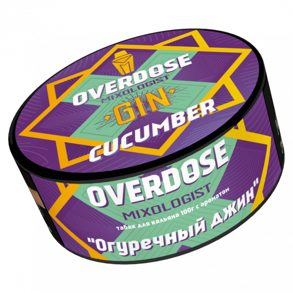 Табак Overdose - Gin Cucumber (Огуречный Джин, 100 грамм) купить в Тольятти