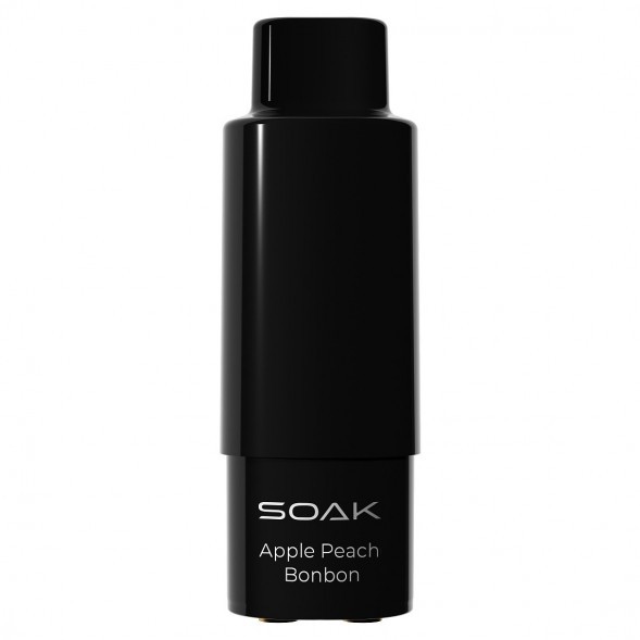 Картридж SOAK Q - Яблоко Персик (Apple Peach Bonbon, 3000 затяжек) купить в Тольятти