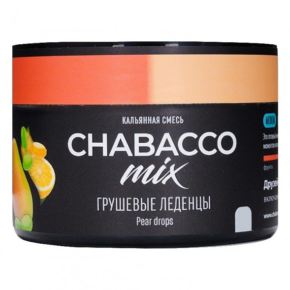 Смесь Chabacco MIX MEDIUM - Pear Drops (Грушевые Леденцы, 40 грамм) купить в Тольятти