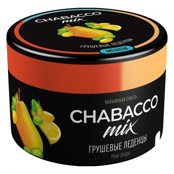 Смесь Chabacco MIX MEDIUM - Pear Drops (Грушевые Леденцы, 40 грамм) купить в Тольятти