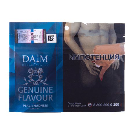 Табак Daim - Peach Madness (Персиковое Безумие, 100 грамм) купить в Тольятти