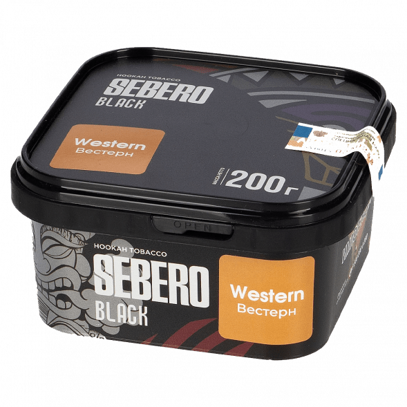 Табак Sebero Black - Western (Вестерн, 200 грамм) купить в Тольятти
