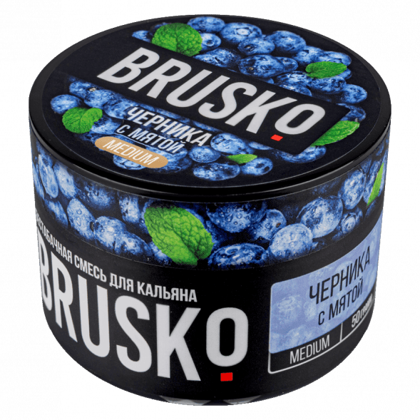 Смесь Brusko Medium - Черника с Мятой (50 грамм) купить в Тольятти