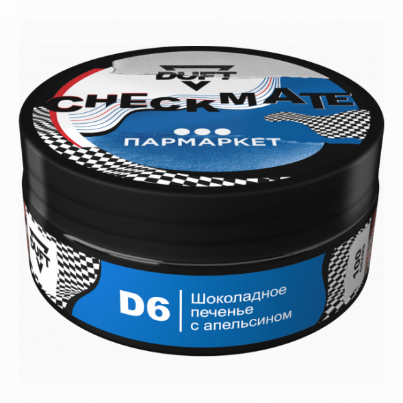 Табак Duft Checkmate - D6 Шоколадное Печенье с Апельсином (100 грамм) купить в Тольятти
