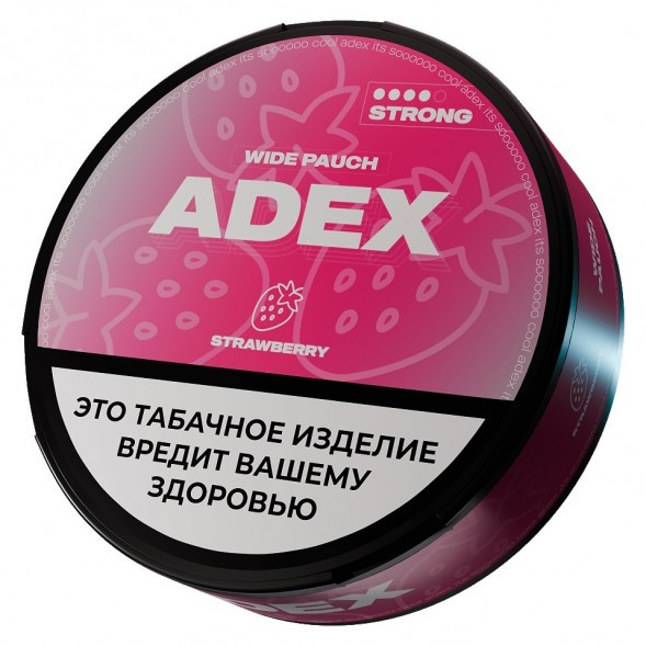 Табак жевательный ADEX STRONG WIDE - Strawberry (Клубника) купить в Тольятти
