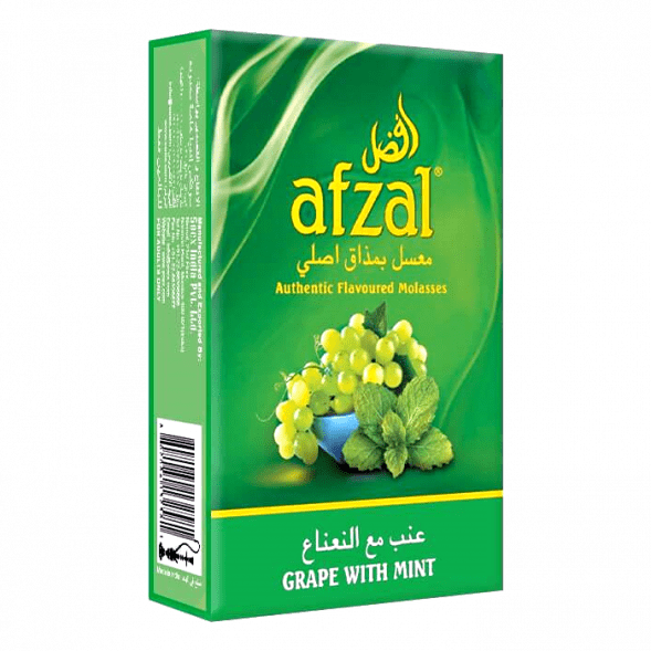Табак Afzal - Grape with Mint (Виноград с Мятой, 40 грамм) купить в Тольятти