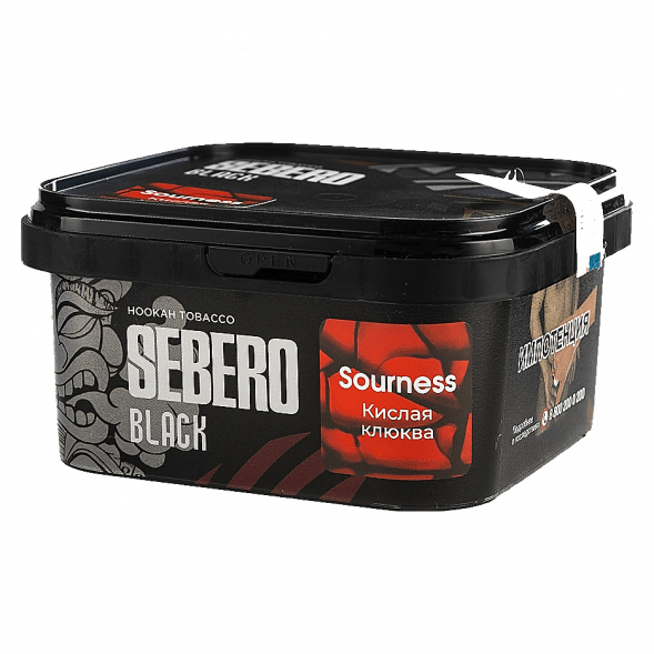 Табак Sebero Black - Sourness (Кислая Клюква, 200 грамм) купить в Тольятти