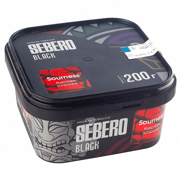 Табак Sebero Black - Sourness (Кислая Клюква, 200 грамм) купить в Тольятти