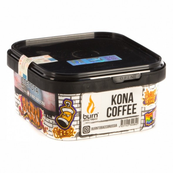 Табак Burn - Kona Coffee (Кона Кофе, 200 грамм) купить в Тольятти