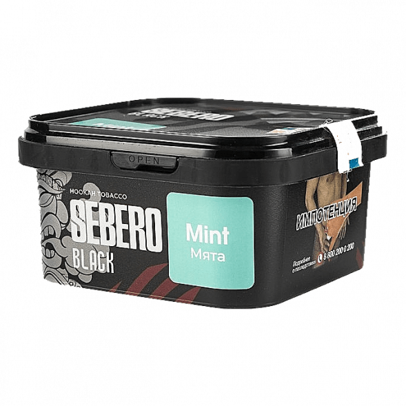 Табак Sebero Black - Mint (Мята, 200 грамм) купить в Тольятти