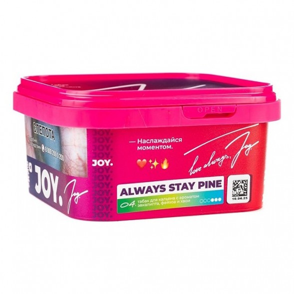 Табак Joy - Always Stay Pine (Эвкалипт, Фейхоа и Хвоя, 200 грамм) купить в Тольятти