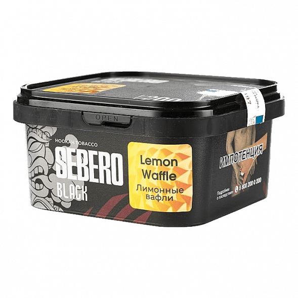 Табак Sebero Black - Lemon Waffle (Лимонные Вафли, 200 грамм) купить в Тольятти