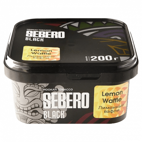 Табак Sebero Black - Lemon Waffle (Лимонные Вафли, 200 грамм) купить в Тольятти