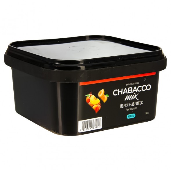 Смесь Chabacco MIX MEDIUM - Peach Apricot (Персик - Абрикос, 200 грамм) купить в Тольятти