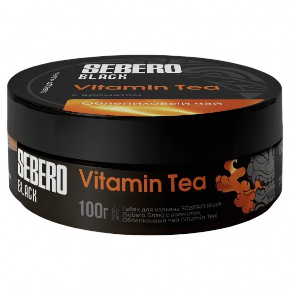 Табак Sebero Black - Vitamin Tea (Облепиховый Чай, 100 грамм) купить в Тольятти