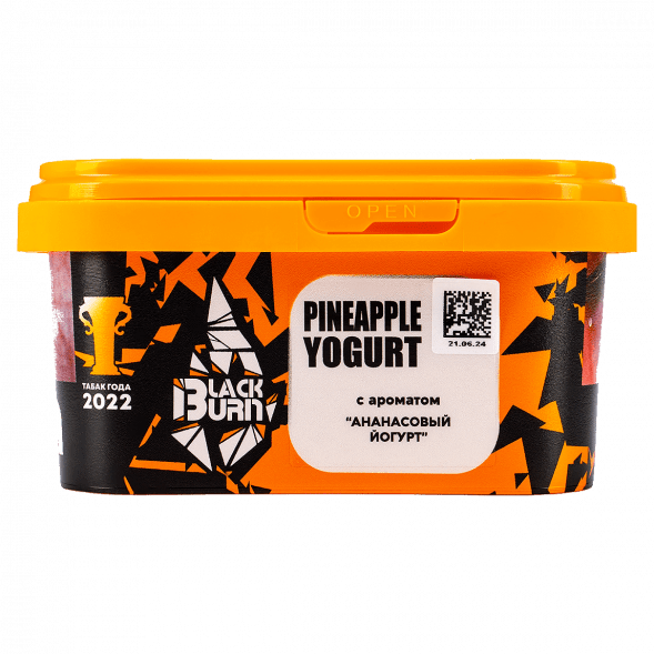Табак BlackBurn - Pineapple Yogurt (Ананасовый Йогурт, 200 грамм) купить в Тольятти