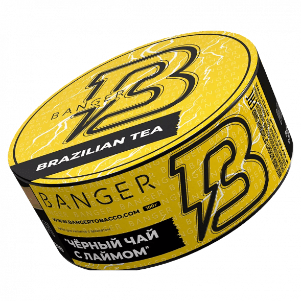 Табак Banger - Brazilian Tea (Чёрный Чай с Лаймом, 100 грамм) купить в Тольятти