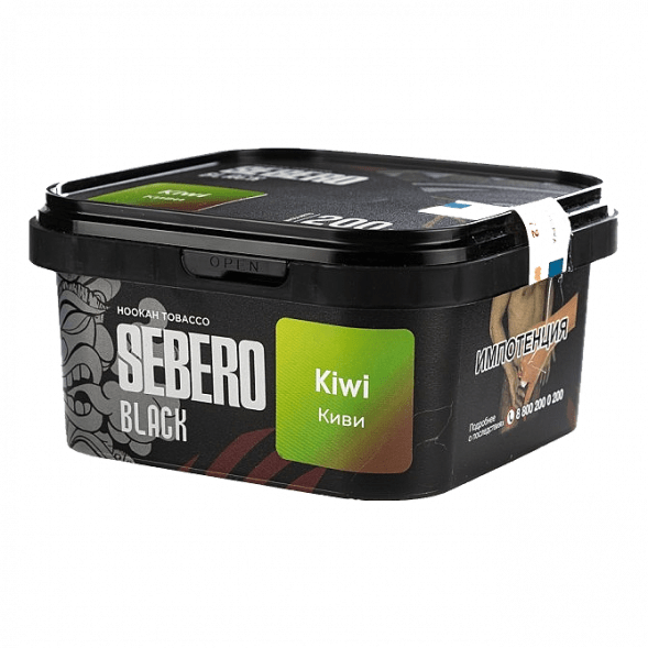 Табак Sebero Black - Kiwi (Киви, 200 грамм) купить в Тольятти