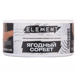 Табак Element Воздух - Red Sorbet NEW (Ягодный Сорбет, 25 грамм)