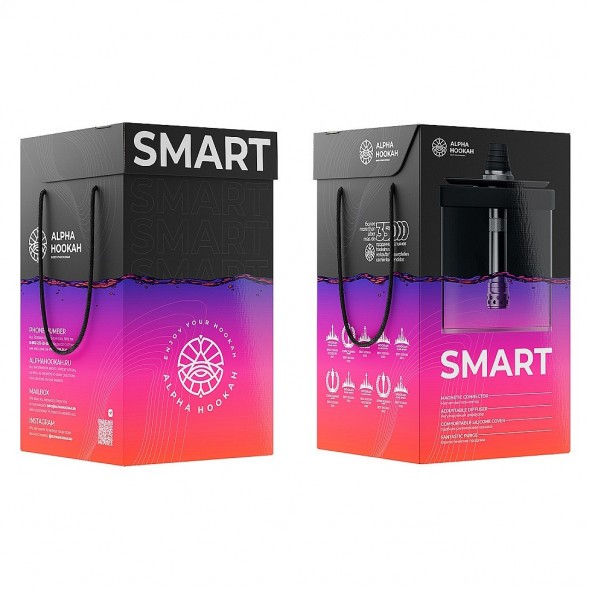 Кальян Alpha Hookah - SMART EXZO Tribal (Black) купить в Тольятти