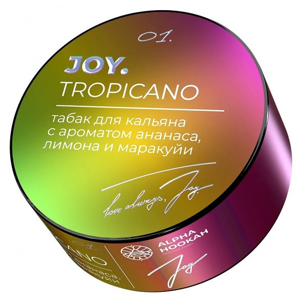 Табак Joy - Tropicano (Ананас, Лимон и Маракуйя, 25 грамм) купить в Тольятти