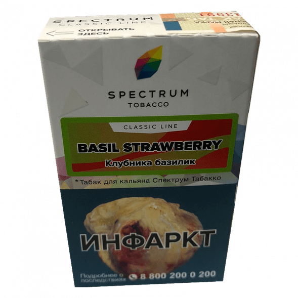 Табак Spectrum - Basil Strawberry (Клубника Базилик, 25 грамм) купить в Тольятти