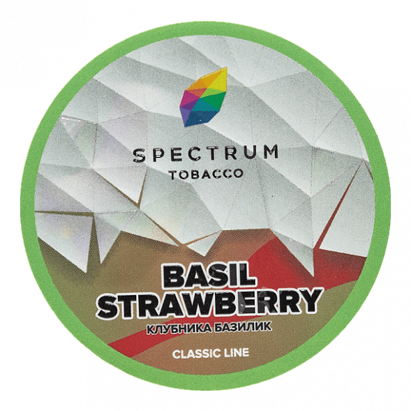 Табак Spectrum - Basil Strawberry (Клубника Базилик, 25 грамм) купить в Тольятти