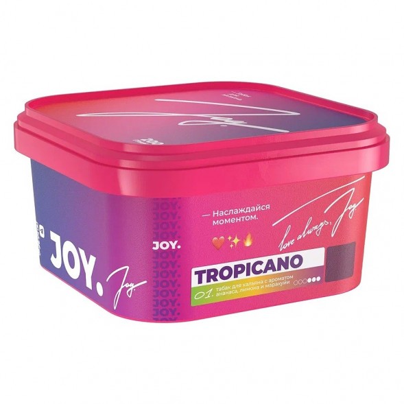 Табак Joy - Tropicano (Ананас, Лимон и Маракуйя, 200 грамм) купить в Тольятти