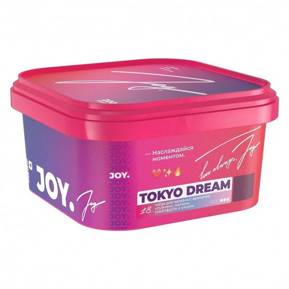 Табак Joy - Tokyo Dream (Клубника, Малина, Грейпфрут и Сакура, 200 грамм) купить в Тольятти
