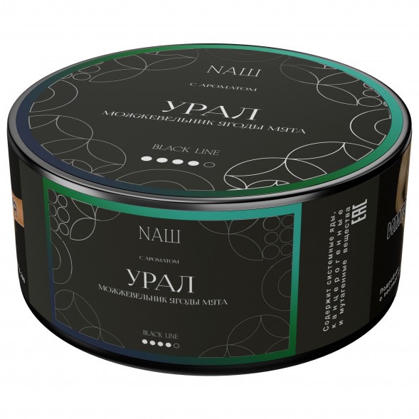 Табак NАШ BLACK - Урал (Можжевельник, Ягоды, Мята, 100 грамм) купить в Тольятти