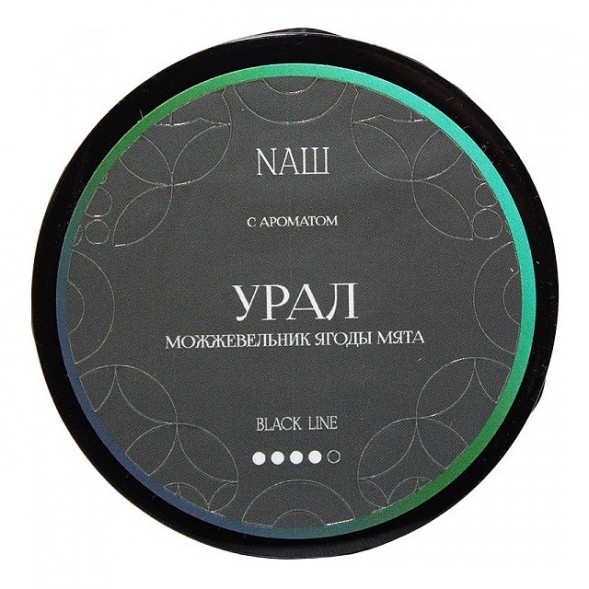 Табак NАШ BLACK - Урал (Можжевельник, Ягоды, Мята, 100 грамм) купить в Тольятти
