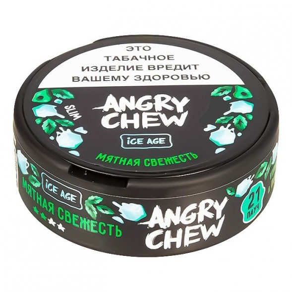 Табак жевательный Angry Chew Slim Medium - Мятная Свежесть (12 грамм) купить в Тольятти