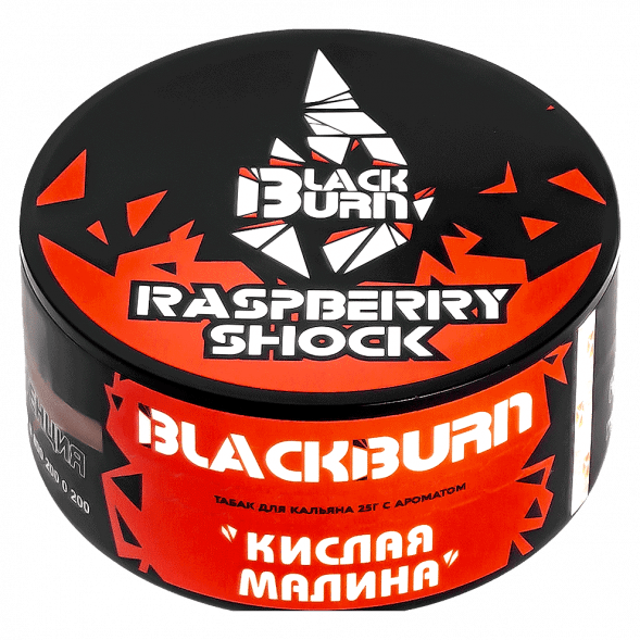 Табак BlackBurn - Raspberry Shock (Кислая Малина, 25 грамм) купить в Тольятти