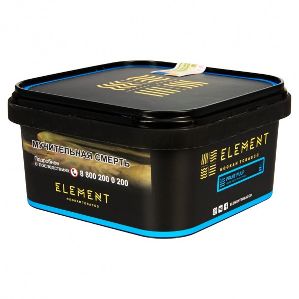 Табак Element Вода - Fruit Pulp NEW (Фруктовое Пюре, 200 грамм) купить в Тольятти