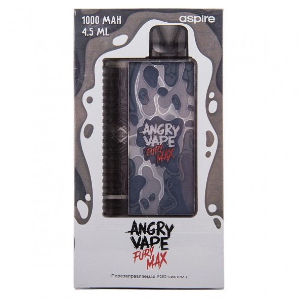 Электронная сигарета Brusko - Angry Vape Fury Max (Чёрный) купить в Тольятти