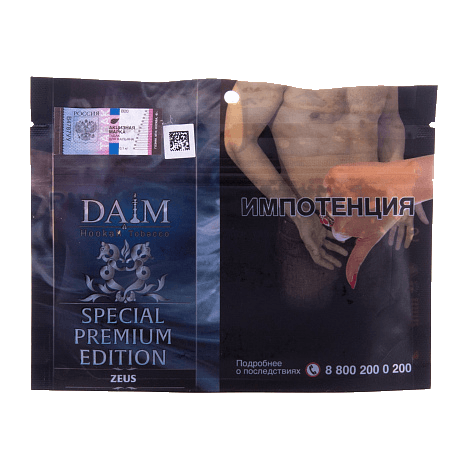 Табак Daim - SE Zeus (СЕ Зеус, 100 грамм) купить в Тольятти
